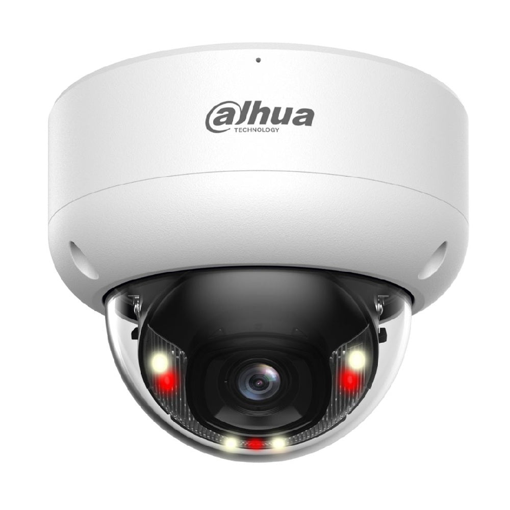Dahua 6MP WizSense Smart Dual Light Vandal Dome Camera - Fixed 2.8mm - HDBW3667E-AS-IL-ANZ