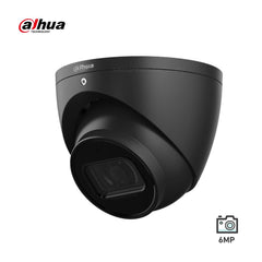 Dahua 6MP Smart Dual Light Fixed-focal Turret WizSense AcuPick Security Camera Black - HDW3667EM-S-IL-ANZ-BLK