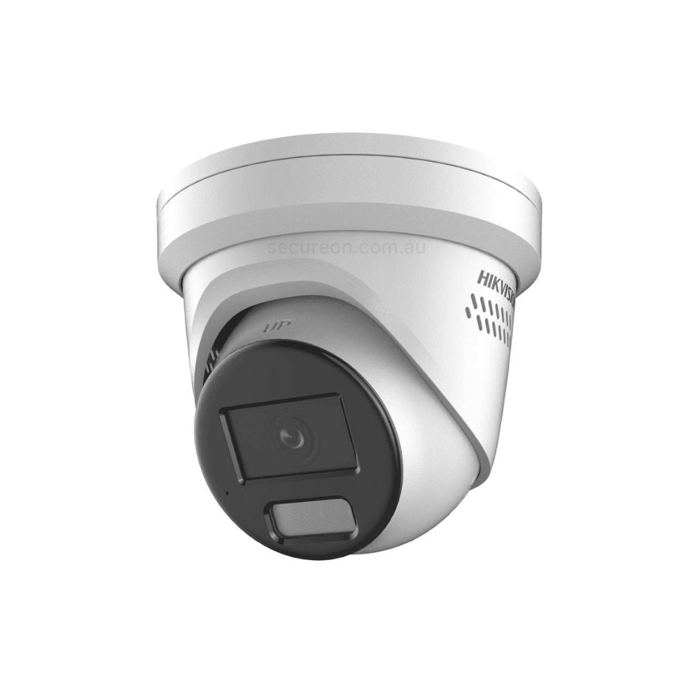 Hikvision 8MP Smart Hybrid Light with ColorVu Fixed Turret Network Camera 2.8mm Built-in Mic DS-2CD2387G2H-LISU/SL