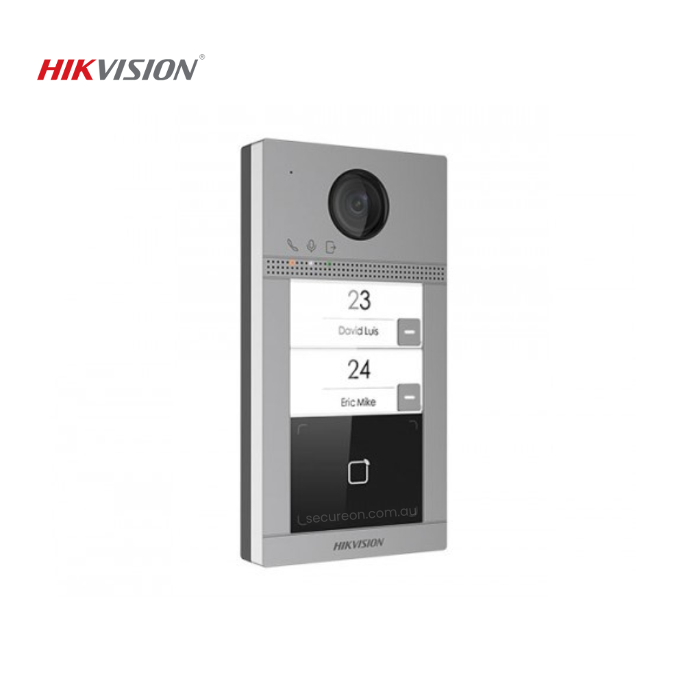 Hikvision DS-KV8213-WME1 Gen2 Intercom 2 Button ‘Villa’ Door Station (LAN / WiFi)