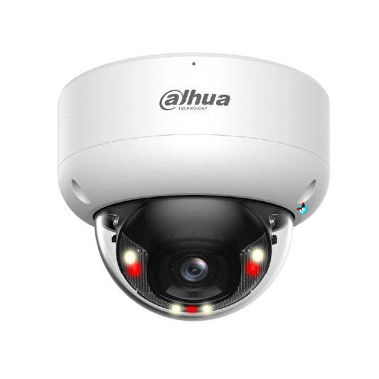 Dahua 8MP WizSense Smart Dual Light Vandal Dome Camera - Fixed 2.8mm - HDBW3867E-AS-IL-ANZ