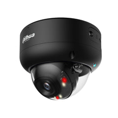 Dahua 8MP WizSense Smart Dual Light Vandal Dome Camera - Fixed 2.8mm, Black - HDBW3867E-AS-IL-ANZ-BLK