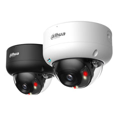 Dahua 8MP WizSense Smart Dual Light Vandal Dome Camera - Fixed 2.8mm, Black - HDBW3867E-AS-IL-ANZ-BLK