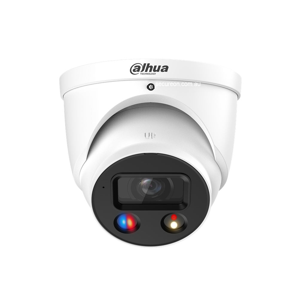 White security camera with 'Dahua' branding on a white background