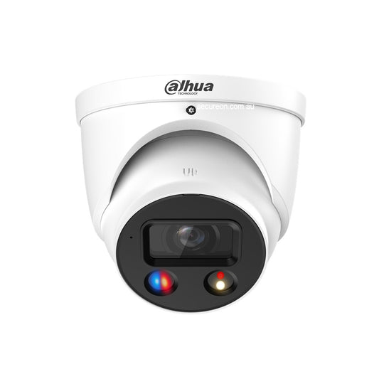 Dahua 6MP TiOC Eyeball Camera 2.8mm - Built-in Mic & Speaker, SMD 4.0 - HDW3649H-AS-PV-ANZ-S2
