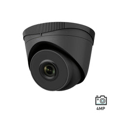 HiLook 4MP Fixed Network IR Turret Camera Black IPC-T240H-BLK