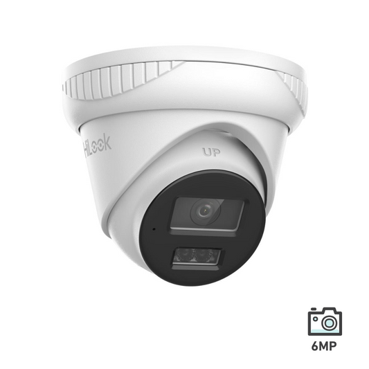 HiLook Pro Series 6MP AI 4mm Fixed Turret Network Camera IPC-T263H-MU