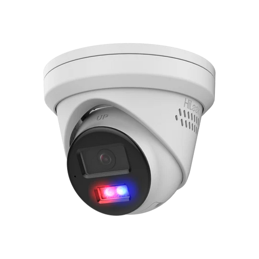 HiLook 8MP All-in-one ColorVu Active Deterrent Turret Camera 4mm IPC-T289H-MU/SL