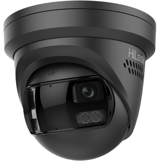HiLook 8MP Dual Lens Stitched Wide Angle Smart Hybrid Light Fixed Turret Network Camera IPC-T289PH-MU/SL
