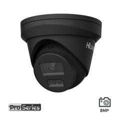 HiLook PRO 4K Smart Hybrid Light 2.8mm Turret IPC-T383H-MU-BLK Black