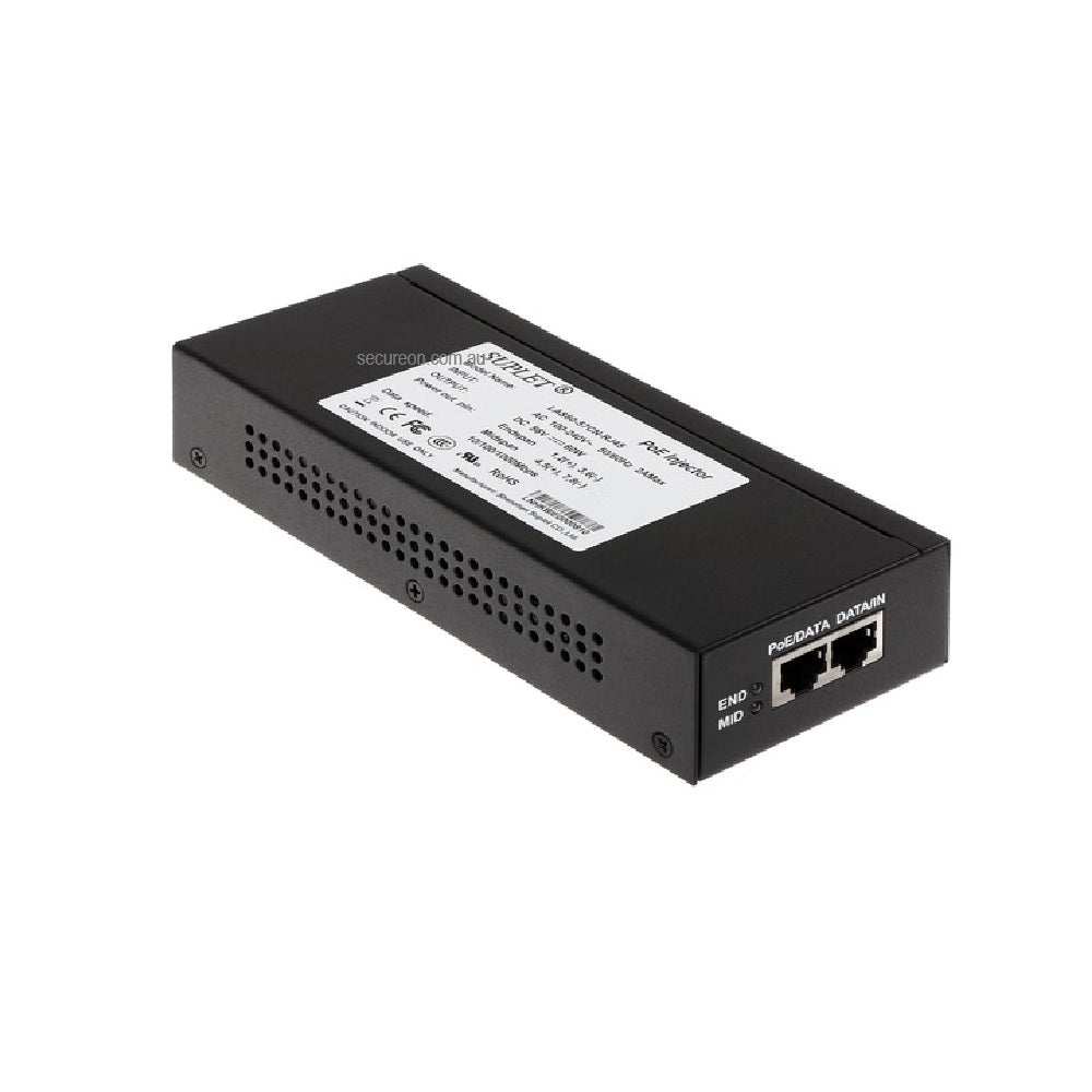 Hikvision LAS60-57CN-RJ45 Single port 60W PoE injector, 2yr