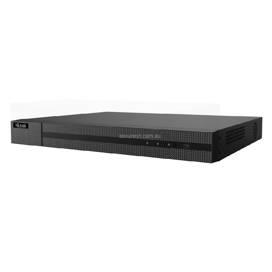 HiLook 16CH Network Video Recorder - 16 POE Ports, 8MP Resolution - NVR-216MH-C-16P