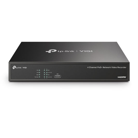 TP-Link VIGI 4 Channel PoE+ Network Video Recorder NVR1004H-4P