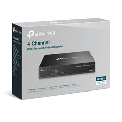 TP-Link VIGI 4 Channel PoE+ Network Video Recorder NVR1004H-4P