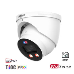 Dahua 8MP Smart Dual Light Active Deterrence Fixed-focal Eyeball WizSense Network Camera IPC-HDW3849H-AS-PV-PRO-ANZ