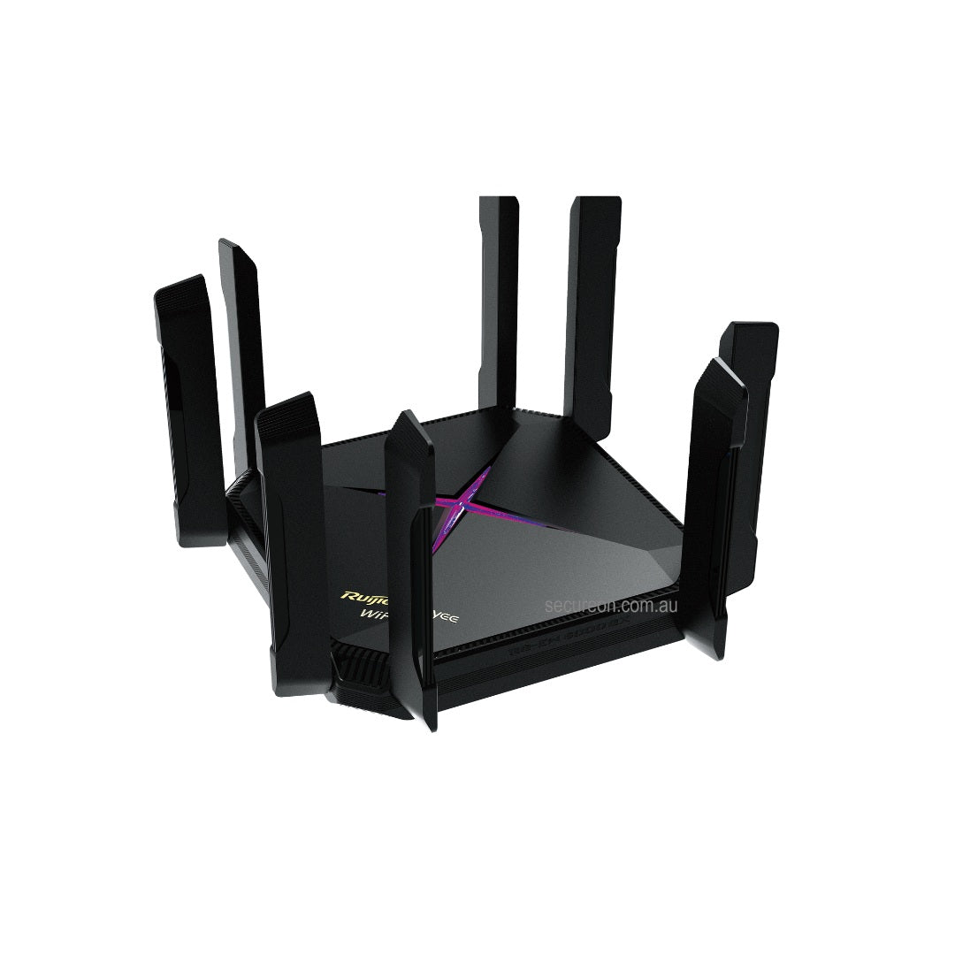 Ruijie Reyee AX6000 Wi-Fi 6 Tri-Band Mesh Router 2.5G Port Dual-WAN 160MHz 8x Antenna RG-EW6000GX