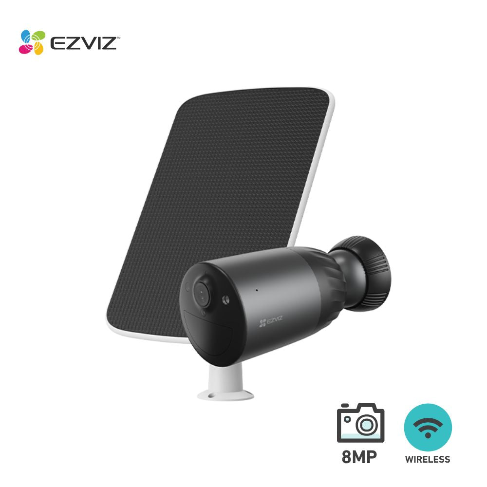 EZVIZ 8MP Outdoor Wireless Standalone 4K Smart Home Battery Camera Solar Kit BC1c Pro