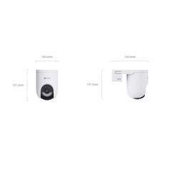 EZVIZ 4MP 2K+ Outdoor Battery Pan & Tilt 4G & Wi-Fi Camera with Solar Panel Kit HB8 Lite CS-HB8c/SP