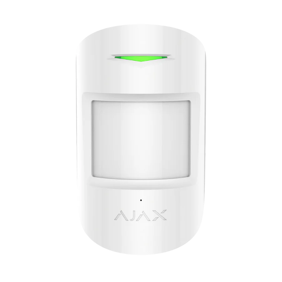 AJAX Combiprotect, Wireless Motion And Glass Break Detector With Pet Immunity White AJAX#30614