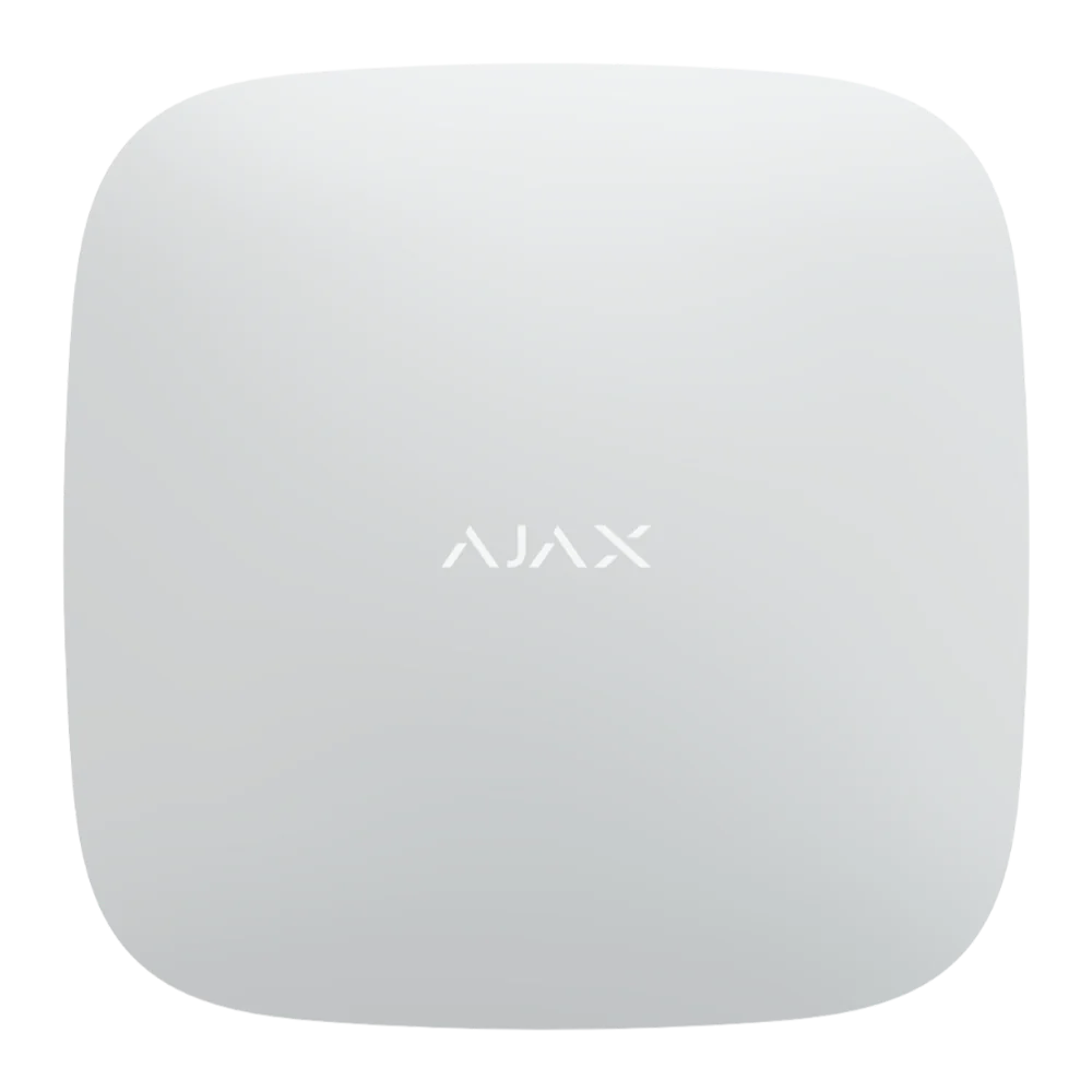 AJAX Hub 2 Plus, Advanced Control Panel With Alarm Photo Verification Support (2Xsim, 4G/3G/2G, Ethernet, Wi-Fi) White AJAX#30639