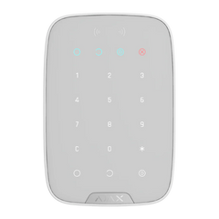 AJAX Keypad Plus, Wireless Touch Keypad Supporting Contactless Cards And Tags White AJAX#30646