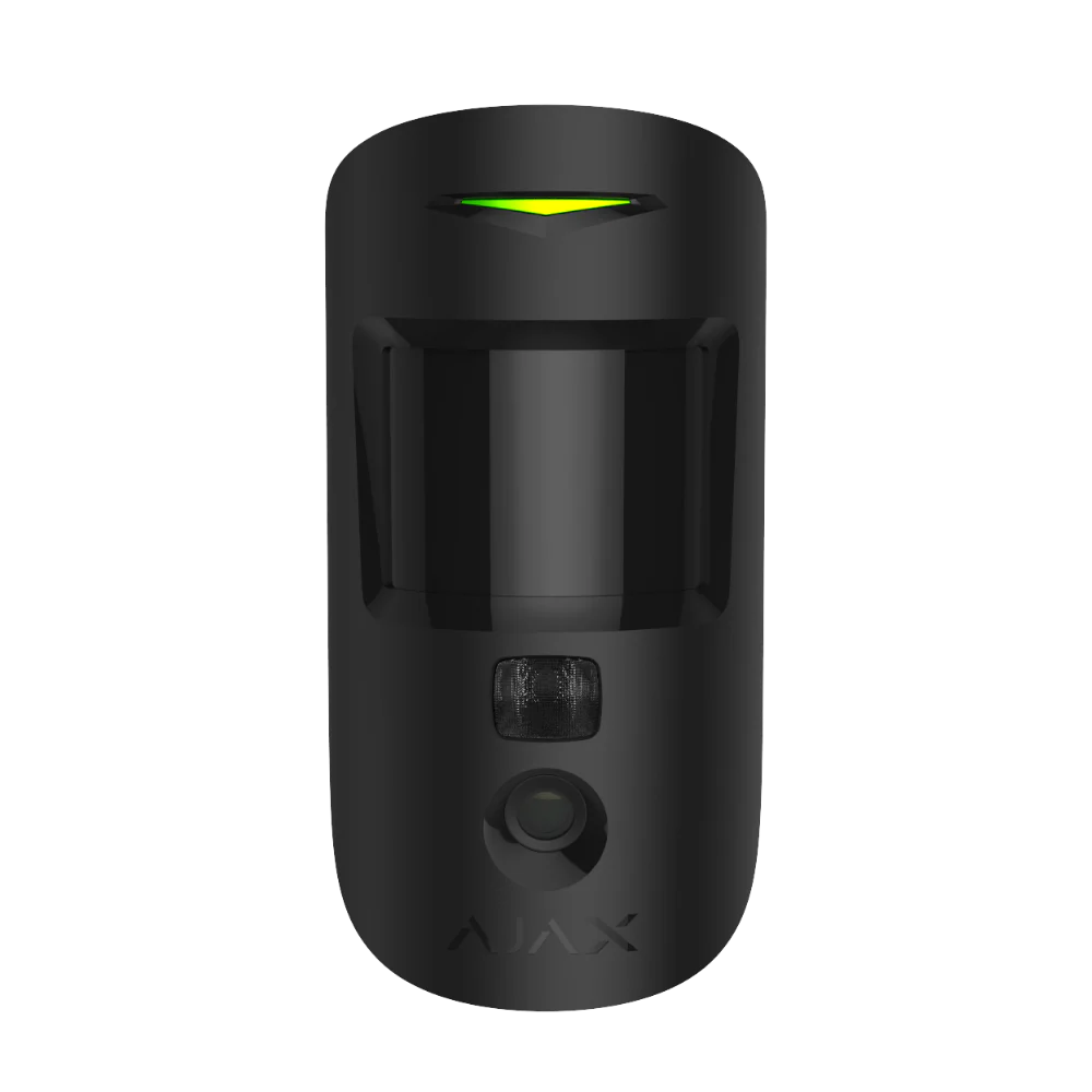 AJAX Motioncam, Wireless Motion Detector With Visual Alarm Verification And Pet Immunity Black AJAX#30651