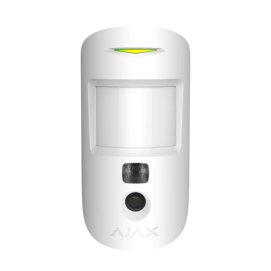 AJAX Motioncam, Wireless Motion Detector With Visual Alarm Verification And Pet Immunity White AJAX#30652