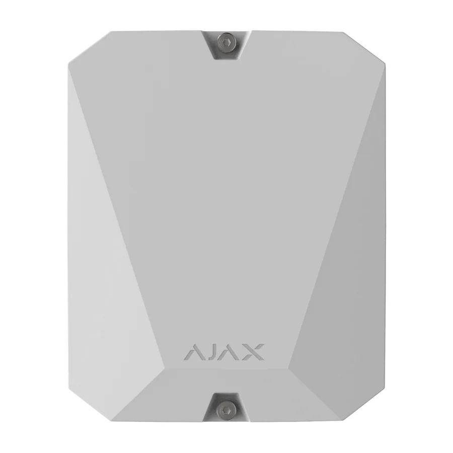 AJAX Multitransmitter, Integration Module With 18 Wired Zones For Connecting Third-Party Detectors To Ajax Security System White AJAX#30662