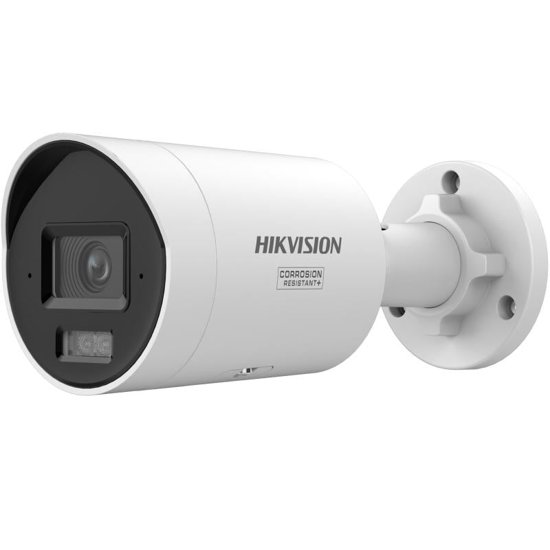 Hikvision 6MP ColorVu 3.0 Mini Bullet Security Camera - 4mm Lens, Smart Hybrid Light, Live Guard Strobe & Siren - DS-2CD2067G3-LI2UY-SL