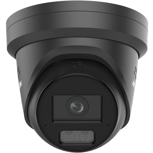 Hikvision 8MP 4K Smart Hybrid Light ColorVu 3.0 Turret Camera With Strobe / Speaker Black DS-2CD2387G3-LIS2UY/SL-BLK