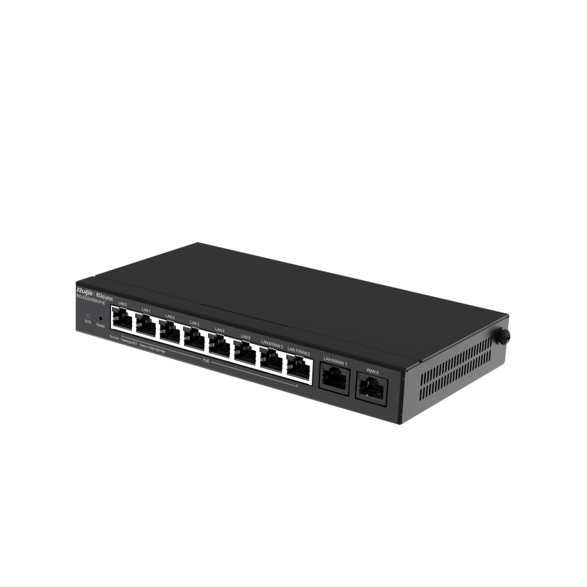 Ruijie Reyee 10-Port High-Performance Cloud Managed PoE Office Router RG-EG310GH-P-E