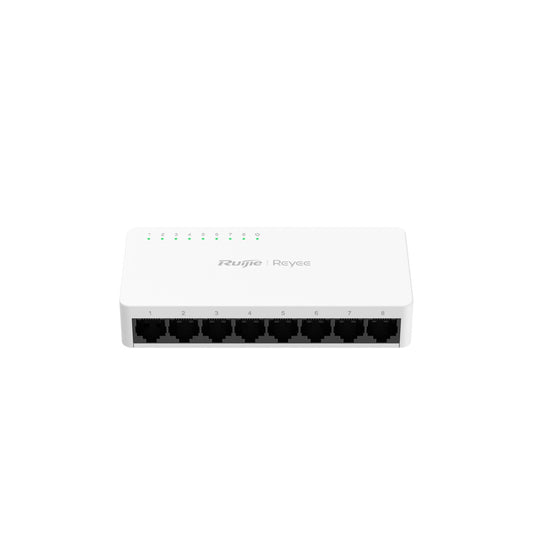 Ruijie 8-Port 10/100/1000 Mbps Unmanaged Non-PoE Switch RG-ES08G-L