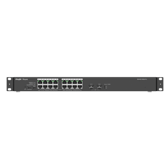 Ruijie 18-Port 10/100/1000 Mbps Unmanaged PoE Switch RG-ES118GS-P-L