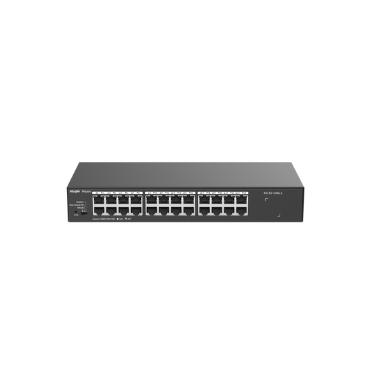 Ruijie 24-Port 10/100/1000 Mbps Unmanaged Non-PoE Switch RG-ES124G-L