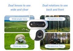 EZVIZ HB90x Dual 4G Kit Dual-Lens All-Day Recording 4G Camera with Solar Panel 8W
