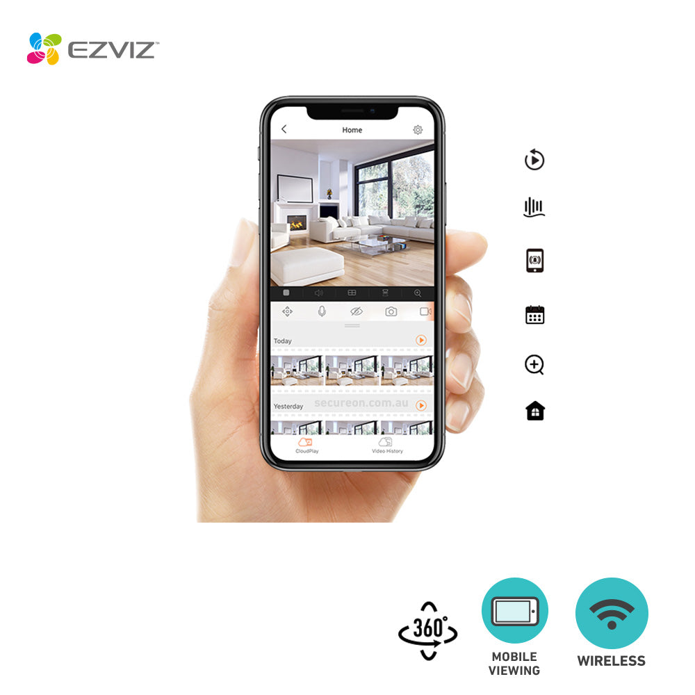 EZVIZ 4MP Smart Wi-Fi Pan & Tilt Wireless Camera C6N