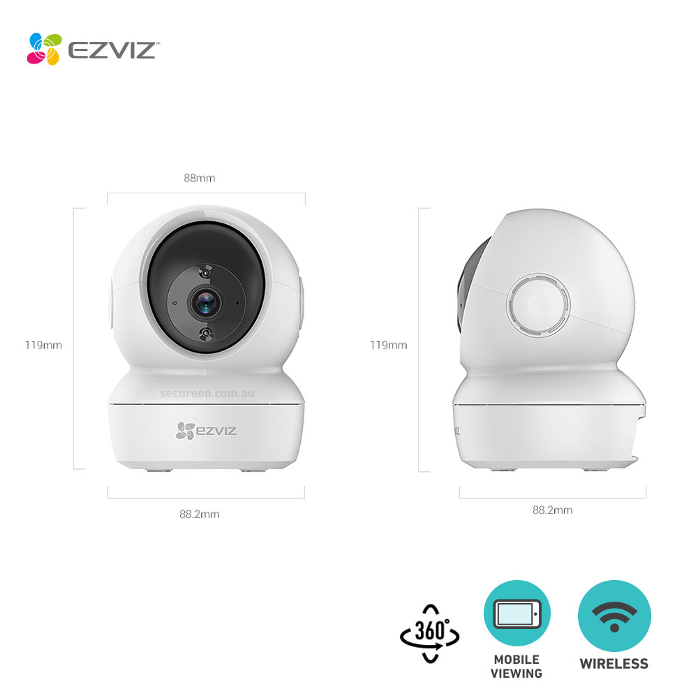 EZVIZ 4MP Smart Wi-Fi Pan & Tilt Wireless Camera C6N