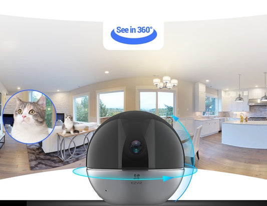 EZVIZ 5MP 3K Indoor Pan & Tilt Wi-Fi Camera E6