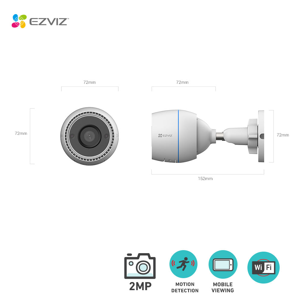 EZVIZ C3TN 2MP Wi-Fi Smart Home Camera