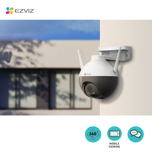 EZVIZ 2K+ Pan & Tilt 4MP Wi-Fi Camera C8W