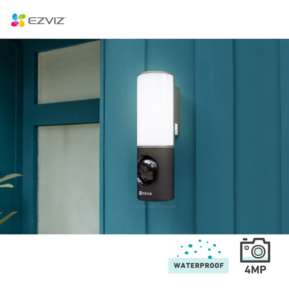 EZVIZ LC3 4MP 2 in 1 Smart Security Outdoor with AI Wall-Light Camera