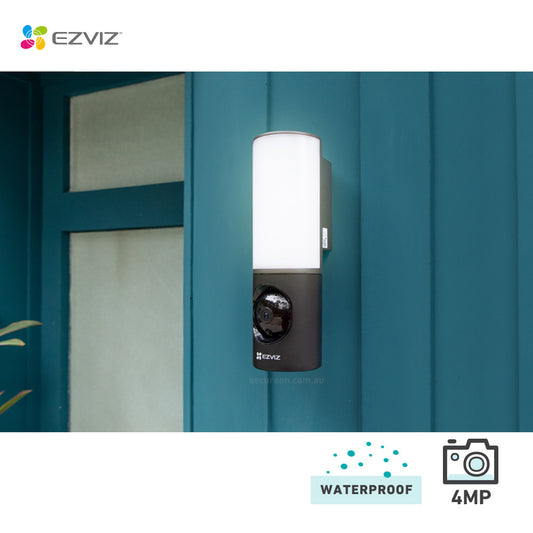 EZVIZ 4MP 2 in 1 Smart Security Outdoor with AI Wall-Light Camera LC3