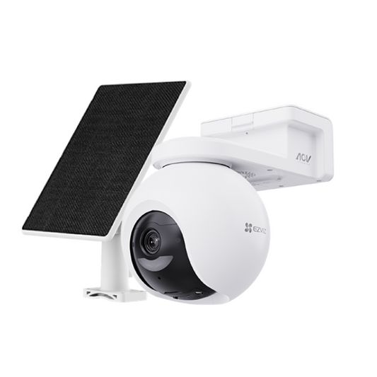 EZVIZ HB8 Pro Battery-Powered Pan & Tilt Wi-Fi Camera Kit With 5W Solar Panel