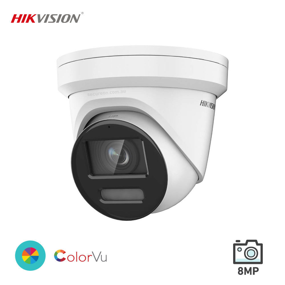 Hikvision DS-2CD2387G2-LU 8MP ColorVu AcuSense with Mic Fixed Turret Network Camera