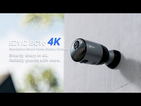 EZVIZ 8MP Outdoor Wireless Standalone 4K Smart Home Battery Camera Solar Kit BC1c Pro