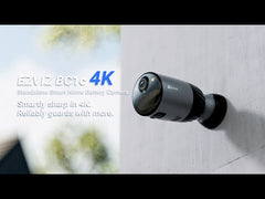 EZVIZ 2 x 8MP Outdoor Wireless Standalone 4K Smart Home Battery Camera BC1c Pro