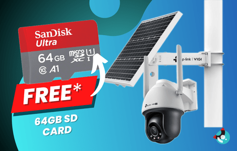TP-Link VIGI 4G Full Colour PT Solar Kit 60W KIT-TP-4GSOLAR60W