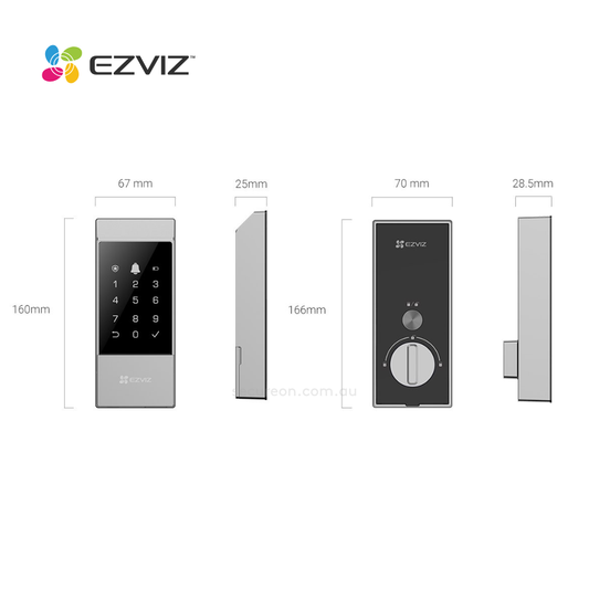 EZVIZ Smart Deadbolt 5-in-1 Lock CS-DL04