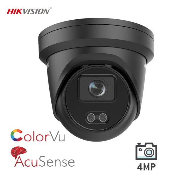 Hikvision DS-2CD2347G2-LU 4MP Gen2 Outdoor ColorVu AcuSense with Mic Turret Camera