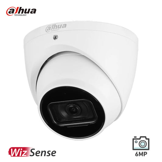 Dahua 6MP 50m IR 2.8mm Turret WizSense Network Camera DH-IPC-HDW3666EMP-S-AUS